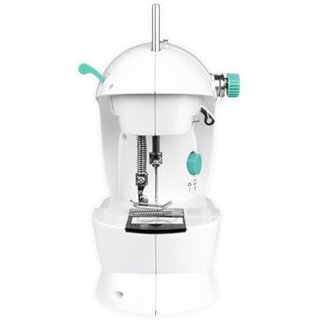 Maquina de Coser Jocca REACONDICIONADO marcas minimas- Máquina de Coser Portátil Jocca con 48 Accesorios de Costura - Doble Puntada - Ideal para Remallar - Uso Doméstico y Manual - Antideslizante