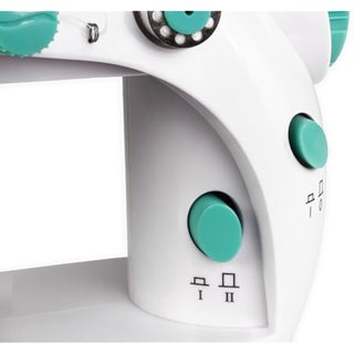 Maquina de Coser Jocca REACONDICIONADO marcas minimas- Máquina de Coser Portátil Jocca con 48 Accesorios de Costura - Doble Puntada - Ideal para Remallar - Uso Doméstico y Manual - Antideslizante