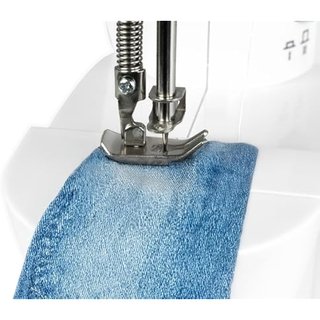 Maquina de Coser Jocca REACONDICIONADO marcas minimas- Máquina de Coser Portátil Jocca con 48 Accesorios de Costura - Doble Puntada - Ideal para Remallar - Uso Doméstico y Manual - Antideslizante