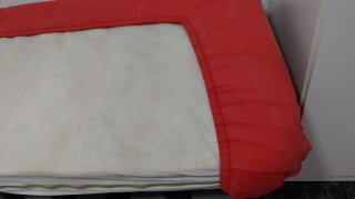 Sofá Cama Rojo Tela
