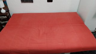 Sofá Cama Rojo Tela