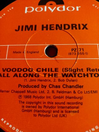 Jimi Hendrix Crosstown Traffic Maxi Single 12 vini