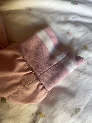 Sudadera Nike rosa pálido con rayas
