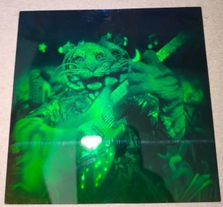 Holograma Vintage Tigre Guitarra 80/90
