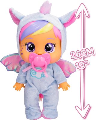 BEBÉS LLORONES Loving Care Fantasy Jenna | Muñeca bebé Que Llora lágrimas de Verdad con Pijama y 3 Accesorios - Juguete y Regalo para Niños y Niñas de 3 Años o Más