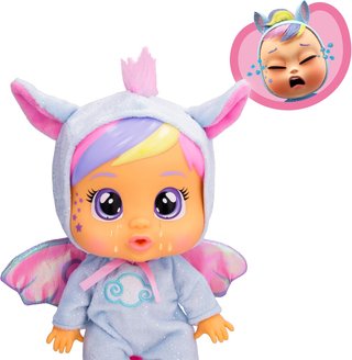 BEBÉS LLORONES Loving Care Fantasy Jenna | Muñeca bebé Que Llora lágrimas de Verdad con Pijama y 3 Accesorios - Juguete y Regalo para Niños y Niñas de 3 Años o Más