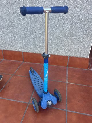 Patinete infantil 3 ruedas azul