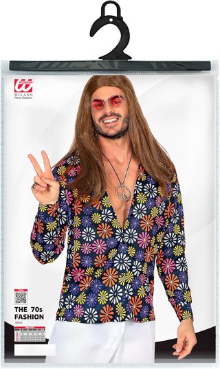 Widmann Milano Camisa 70s Groovy B0DY5CGM Nuevo (talla S-M)