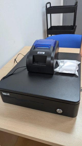Caja Registradora Iggual + Impresora Térmica 58mm