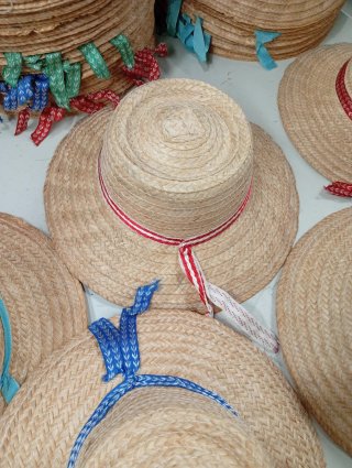 Sombreros de paja infantiles 44 cm