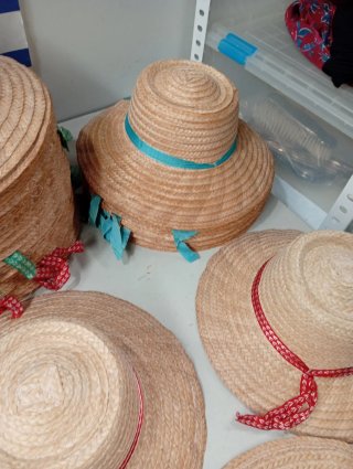 Sombreros de paja infantiles 44 cm