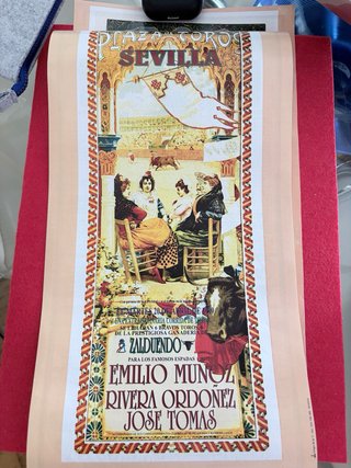 Cartel Toros Plaza de Toros Sevilla 1999