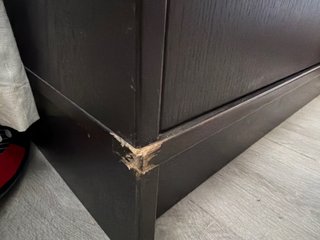 Cómoda Ikea Negra Madera