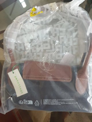 Bolso Longchamp Negro y Marrón
