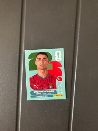 Cromo Cristiano Ronaldo Panini Mundial 2026