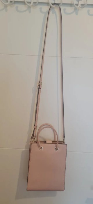 Bolso bandolera TOUS rosa empolvado