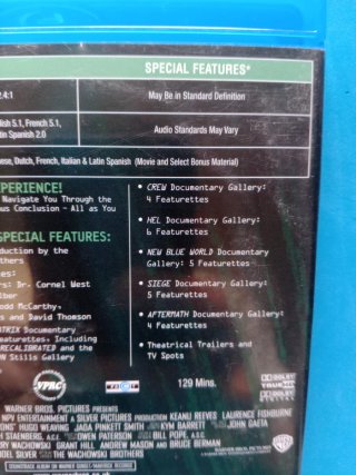 Filme Blu-ray Matrix Revolutions