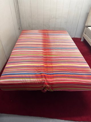 Sofá Cama Multicolor Rayas Medidas 130x 186
