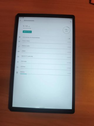 Tablet Lenovo Negra/Azul