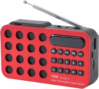 Radio Digital solar TGK TG-2301S Nuevo azul
