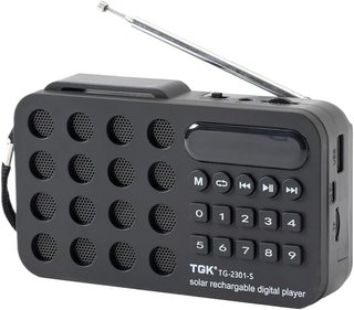 Radio Digital solar TGK TG-2301S Nuevo azul