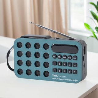 Radio Digital solar TGK TG-2301S Nuevo NEGRO