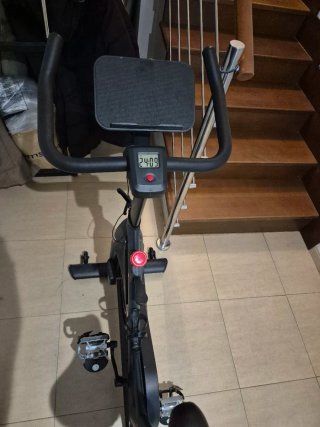 Bicicleta Spinning Toputure Negra/Roja