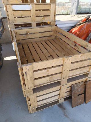 Cajas de madera para palets