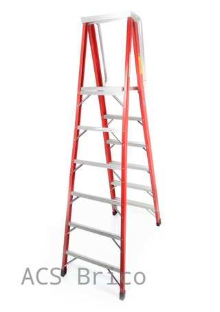 Escalera Fibra Tijera 2x6 - 1,71 Metros - 10402 - Mader