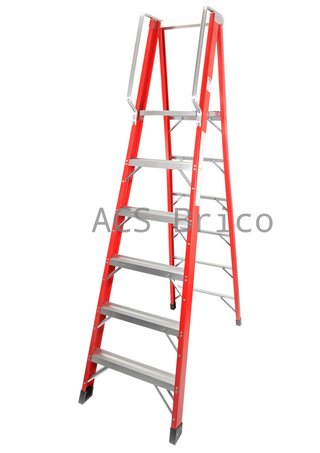 Escalera Fibra Tijera 2x6 - 1,71 Metros - 10402 - Mader