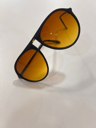 Gafas de sol aviador lente marrón / ámbar