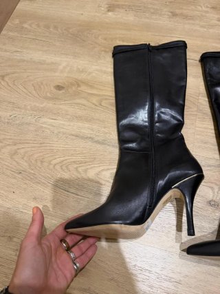 Botas de tacón San Marina negras