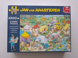 Puzzle 1000 piezas Camping. Jan van Haasteren