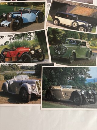 10 Cartoline Auto Classiche d'Epoca
