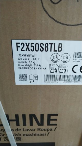 Lavadora LG 8KG Nueva