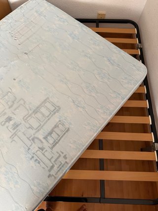 Somier cama 135cm + colchón