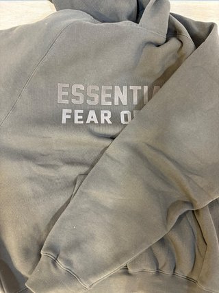 Sudadera Essentials Verde Caqui