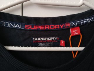 Camiseta Superdry XL Negra Nueva