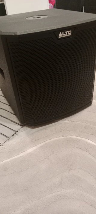Altavoz activo y subwoofer activo Alto negro