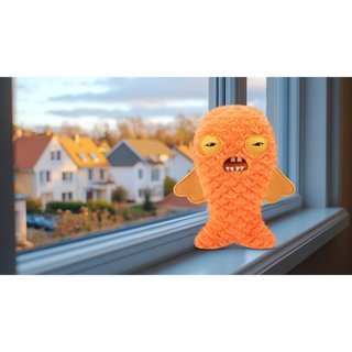 Fuggler Butt Ugly Pets 9 Pulgadas (Cod Father - Pez Dorado) Peluche Suave, Feo Animal de Peluche Monstruo de ZURU
