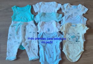 Lote ropa (5unid) bebé 3 meses