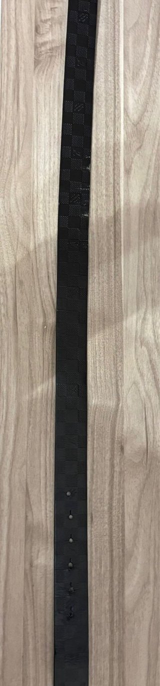 Cintura Louis Vuitton Nera Damier
