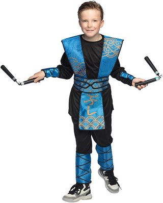 Disfraz Set de Armas Ninja, 7 piezas, armas de juguete en un set, accesorios, complementos para disfraces