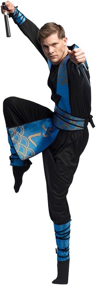 Disfraz Set de Armas Ninja, 7 piezas, armas de juguete en un set, accesorios, complementos para disfraces