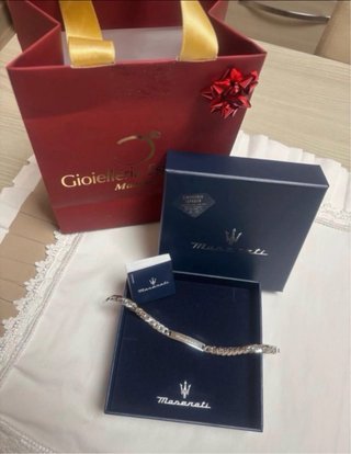 Bracciale Uomo Maserati Argento