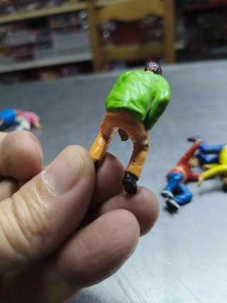 6 Figuras Scalextric público y fotógrafo
