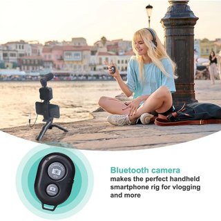 Microfono con soporte + luz KD-49/20 Kit de vlogging para iPhone, Android con trípode, 36 luces LED