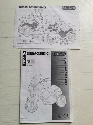 Moto Elettrica Peg Perego Ducati Desmosedici 6V