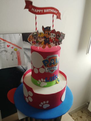 Torta decorata Paw Patrol