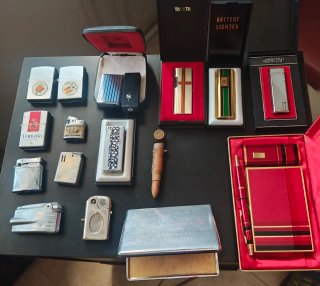 Colección mecheros y pitillera